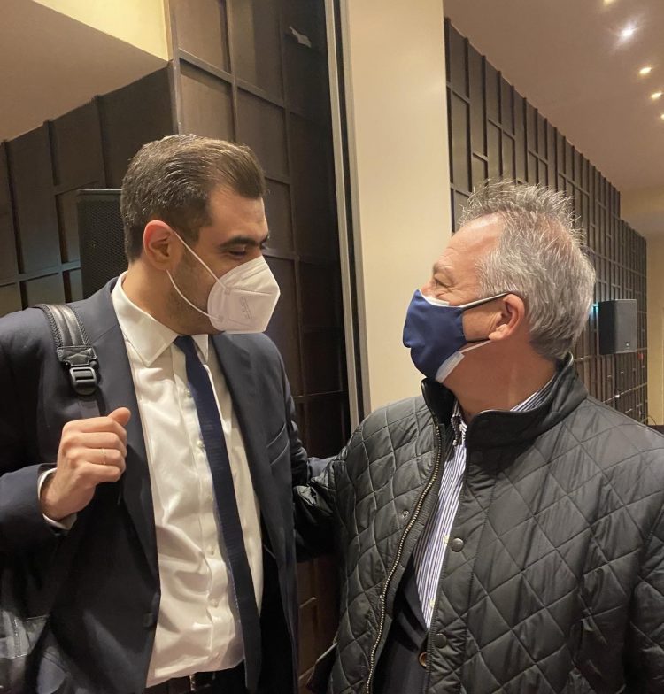 Στο πλευρό του Παύλου Μαρινάκη ο Χρήστος Μιχαλάκης