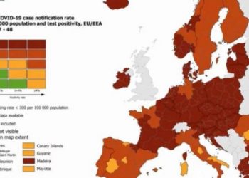 ECDC: Μέσα σε τρεις μήνες «κοκκίνισε» όλη η Ευρώπη