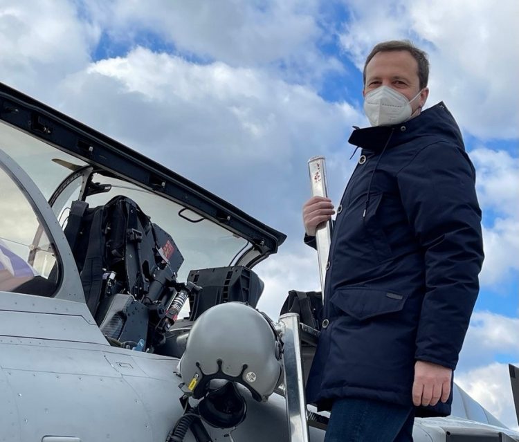 Στην Τελετή Υποδοχής  των 6 πρώτων Rafale  ο Θανάσης Λιούτας