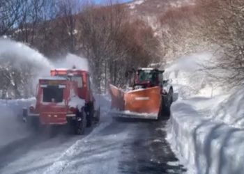 «Καθαρό» το οδικό δίκτυο  της Περιφέρειας Θεσσαλίας – Επιχειρούν παντού  στα ορεινά τα μηχανήματα!