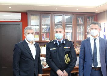 Στον Περιφερειάρχη Θεσσαλίας  ο νέος Διοικητής της Πυροσβεστικής Υπηρεσίας Λάρισας