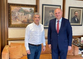 Συνάντηση Κ. Αγοραστού  με τον Υπουργό Κ. Τσιάρα  στην Αθήνα