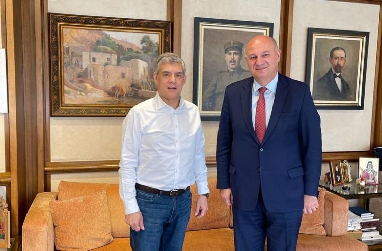 Συνάντηση Κ. Αγοραστού  με τον Υπουργό Κ. Τσιάρα  στην Αθήνα