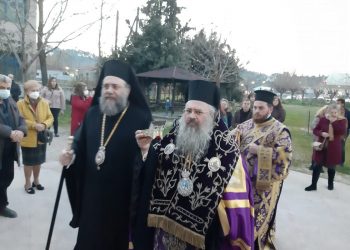 Υποδοχή των «Αχράντων Παθών» στα Τρίκαλα