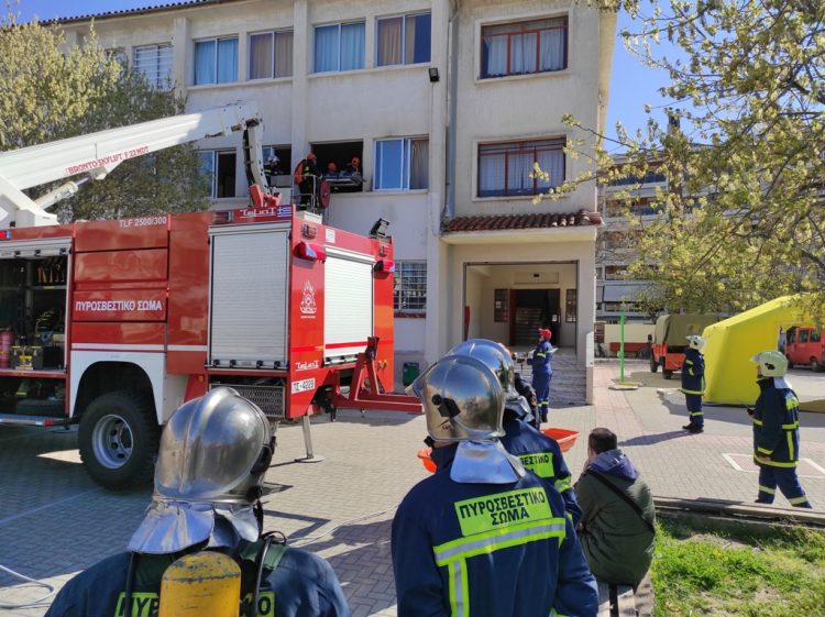 Μεγάλη άσκηση ετοιμότητας για σεισμό στη Λάρισα