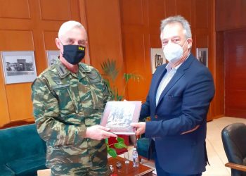 Επίσκεψη του νέου Διοικητή της ΣΜΥ στον Χρήστο Μιχαλάκη