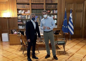 Συνάντηση Μητσοτάκη – Αγοραστού στο Μέγαρο Μαξίμου