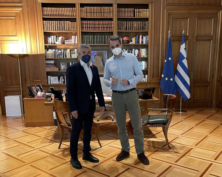 Συνάντηση Μητσοτάκη – Αγοραστού στο Μέγαρο Μαξίμου