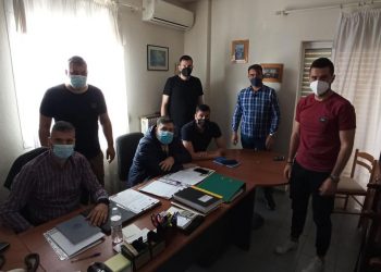 Επίσκεψη του Γιάννη Χάιδου στο Αστυνομικό Μέγαρο Τρικάλων