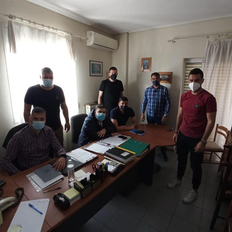 Επίσκεψη του Γιάννη Χάιδου στο Αστυνομικό Μέγαρο Τρικάλων
