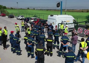 Εκπαιδευτική Άσκηση Ετοιμότητας της ΕΔΑ ΘΕΣΣ σε συνεργασία με την Πυροσβεστική Υπηρεσία Θεσσαλίας