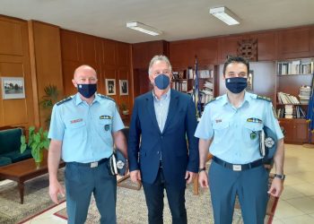Τον Αντιπεριφερειάρχη Τρικάλων επισκέφτηκε ο νέος Αστυνομικός Διευθυντής