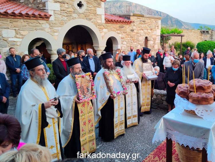 Πανηγυρικός Εσπερινός στην εορτάζουσα Ιερά Μονή Ιωάννου του Θεολόγου στο Ζάρκο
