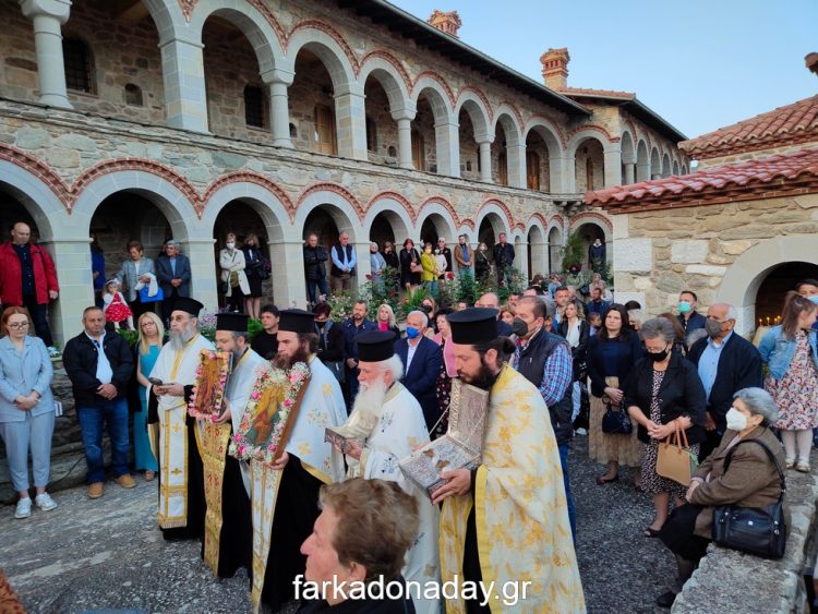 Πανηγυρικός Εσπερινός στην εορτάζουσα Ιερά Μονή Ιωάννου του Θεολόγου στο Ζάρκο