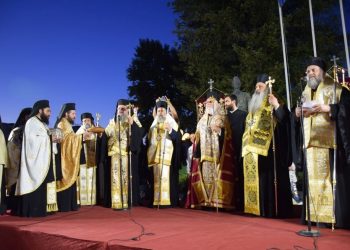 Ο Πανηγυρικός Εσπερινός για την Εορτή του Πολιούχου Τρικάλων Αγίου Βησσαρίωνος