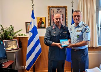 Ο Γενικός Επιθεωρητής Αστυνομίας Βορείου Ελλάδος στη Γενική Περιφερειακή Αστυνομική Διεύθυνση Θεσσαλίας