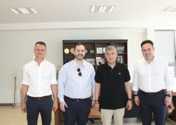 Με τον Πρόεδρο του ΟΚΑΝΑ Αθανάσιο Θεοχάρη συναντήθηκε   ο Περιφερειάρχης Θεσσαλίας Κώστας Αγοραστός
