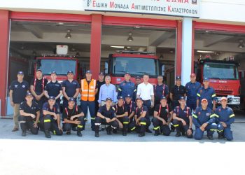 Δεκαέξι Βούλγαροι Πυροσβέστες με τέσσερα οχήματα στη Λάρισα για την αντιμετώπιση των πυρκαγιών