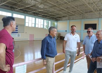  Στα έργα ανακαίνισης του Αθλητικού  Κέντρου του Πανεπιστημίου Θεσσαλίας ο Αγοραστός