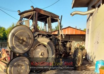 Κάηκε τρακτέρ στην Καρδιτσομαγούλα – Ζημιές και σε κατάστημα