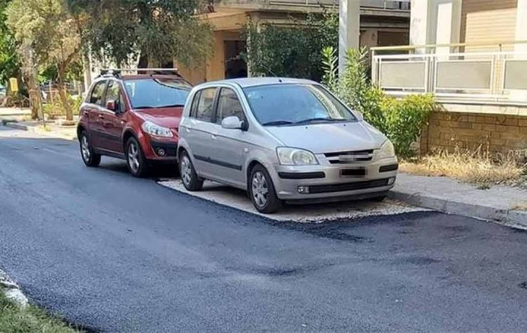 Επική ασφαλτόστρωση σε δρόμο της Κομοτηνής