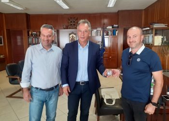 Συνάντηση του Αντιπεριφερειάρχη Χρ. Μιχαλάκη με τη Διοίκηση του «Διγενή Νεοχωρίου»