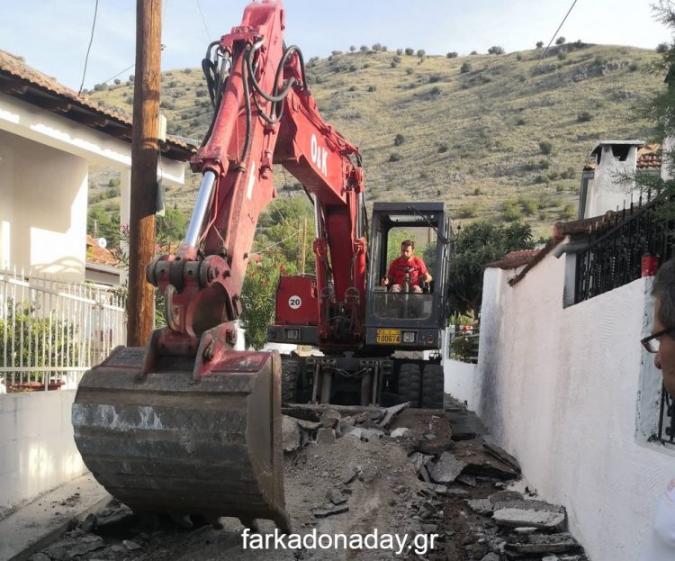Ξεκίνησαν οι εργασίες ασφαλτόστρωσης στην Κρήνη