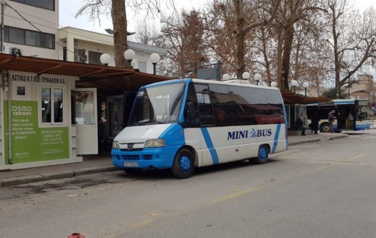 Με τα mini bus και το τρενάκι του Αστικού ΚΤΕΛ στο παζάρι