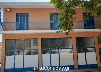 Σε πλήρη εξέλιξη οι εργασίες συντήρησης και αποκατάστασης του Κοινοτικού Καταστήματος Κρήνης