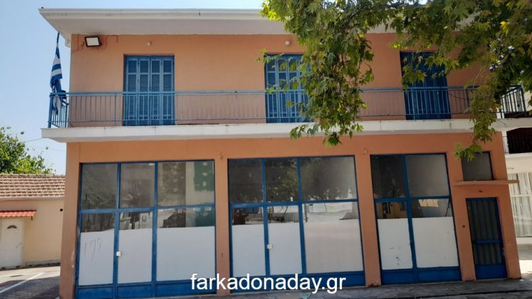Σε πλήρη εξέλιξη οι εργασίες συντήρησης και αποκατάστασης του Κοινοτικού Καταστήματος Κρήνης