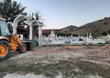 Άρχισαν οι εργασίες ανάπλασης του Κοιμητηρίου Φαρκαδόνας