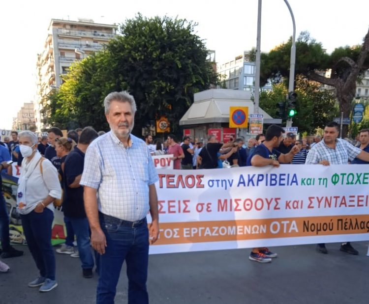 Ο υποψήφιος Δήμαρχος Φαρκαδόνας στην Δ.Ε.Θ.