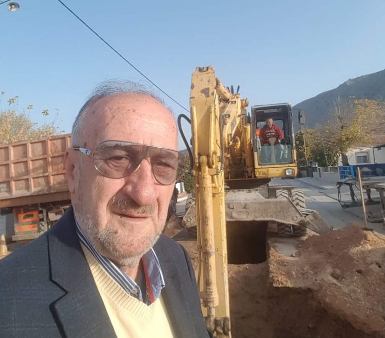 Μεριβάκης: Έργο της πρώην δημοτικής αρχής και η κατασκευή δικτύου αποχέτευσης στην Φαρκαδόνα