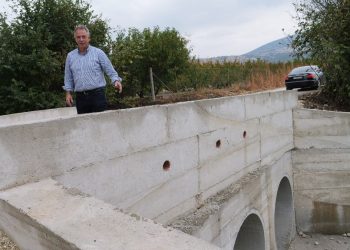 Αντιπλημμυρικό έργο για την προστασία του δρόμου προς τη Χρυσαυγή