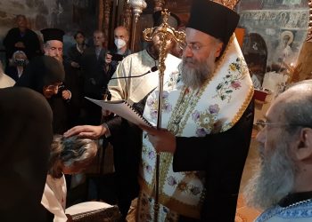 Κουρά Μεγαλόσχημης Μοναχής στην Παναγίτσα