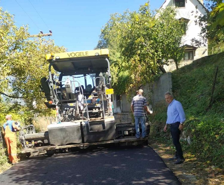 Νέα ασφαλτόστρωση  από την Περιφέρεια Θεσσαλίας