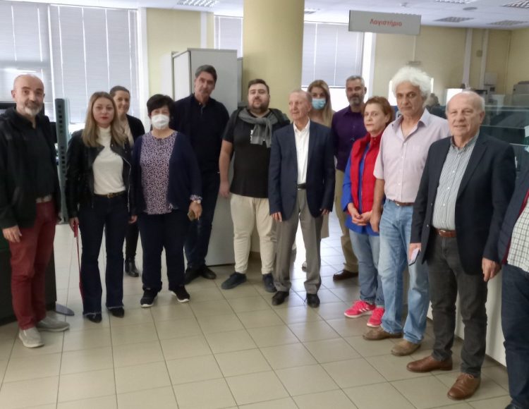 Κλιμάκιο του ΣΥΡΙΖΑ – Προοδευτική Συμμαχία Τρικάλων επισκέφθηκε τον ΟΑΕΔ