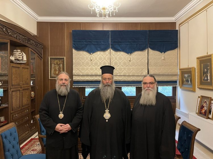 Ο Μητροπολίτης Κίτρους και Κατερίνης στο Επισκοπείο της Ιεράς Μητροπόλεώς μας