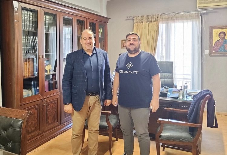 Τον Δ/ντή Δευτεροβάθμιας Εκπαίδευσης επισκέφτηκε ο Γιάννης Χάιδος