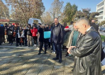 Τα κάλαντα από το Μουσικό Σχολείο άκουσε ο Χρήστος Μιχαλάκης