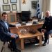 Με ευχάριστα νέα και ευχές ο Τρικαλινός Υπουργός στην Αστυνομική Διεύθυνση Τρικάλων