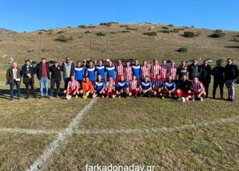 Έπαιξαν ποδόσφαιρο για καλό σκοπό Αστυνομικοί και παλαίμαχοι της Οιχαλίας