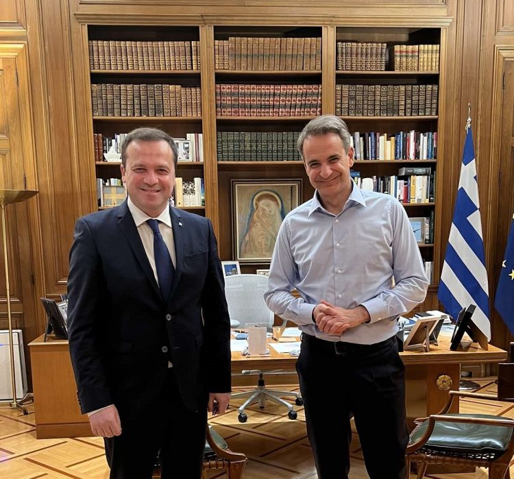 Τι συζήτησαν Μητσοτάκης και Λιούτας στο Μέγαρο Μαξίμου