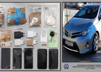 Συνελήφθησαν δύο άτομα στα Τρίκαλα με κοκαΐνη