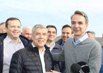 Στα Τρίκαλα ο πρωθυπουργός Κυριάκος Μητσοτάκης