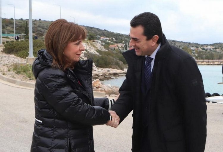 Σακελλαροπούλου και Σκρέκας επισκέφτηκαν τη Ρεβυθούσα