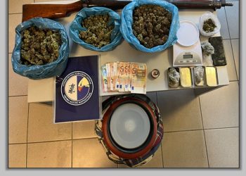 Συνελήφθη άνδρας με χασίς σε φούντα και πολεμικό τυφέκιο στα Τέμπη