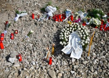 Τρισάγιο στον τόπο του Σιδηροδρομικού δυστυχήματος