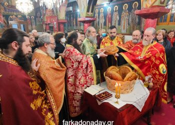 Ο  Πανηγυρικός Εσπερινός των Αγίων Θεοδώρων και η Α’ Στάση των Χαιρετισμών στην Κρήνη