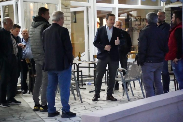 Μεγάλη η αποδοχή του Θανάση Λιούτα στα χωριά των Τρικάλων